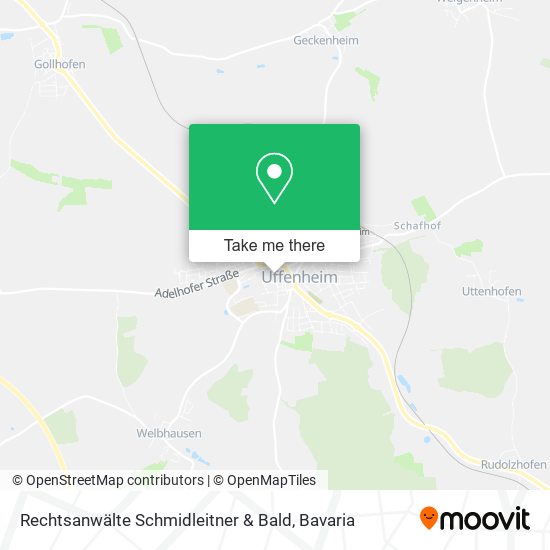 Карта Rechtsanwälte Schmidleitner & Bald