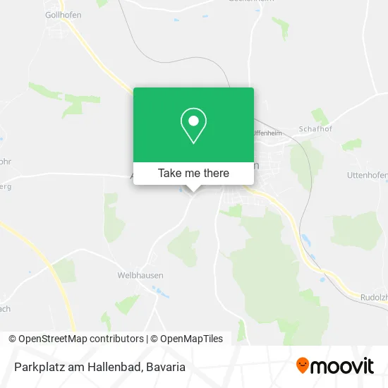 Карта Parkplatz am Hallenbad