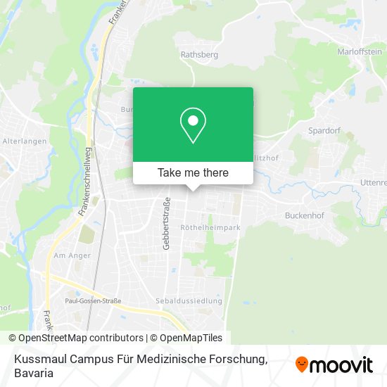Kussmaul Campus Für Medizinische Forschung map