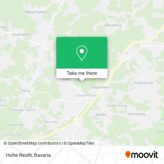 Карта Hohe Reuth