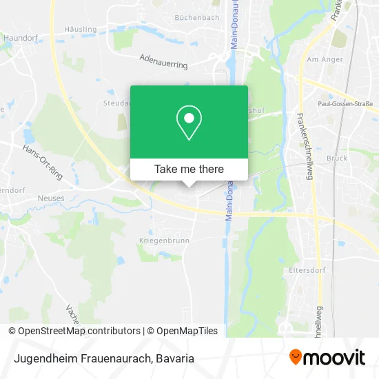 Карта Jugendheim Frauenaurach