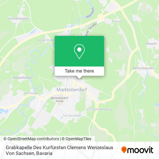 Grabkapelle Des Kurfürsten Clemens Wenzeslaus Von Sachsen map