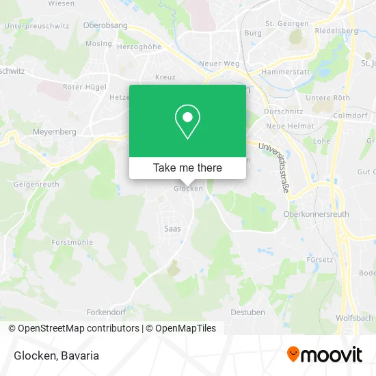 Карта Glocken