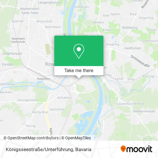 Königsseestraße/Unterführung map