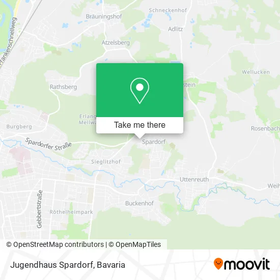 Карта Jugendhaus Spardorf