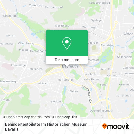 Behindertentoilette Im Historischen Museum map