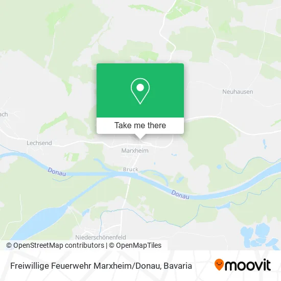 Карта Freiwillige Feuerwehr Marxheim / Donau