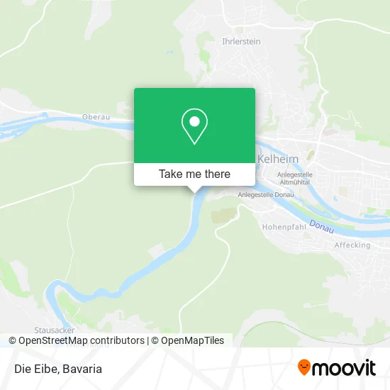 Карта Die Eibe