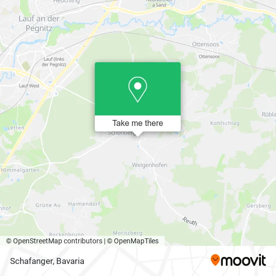 Schafanger map