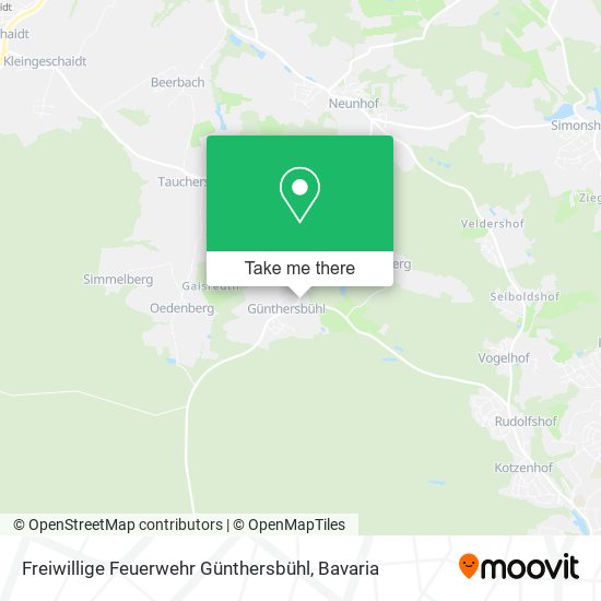 Freiwillige Feuerwehr Günthersbühl map