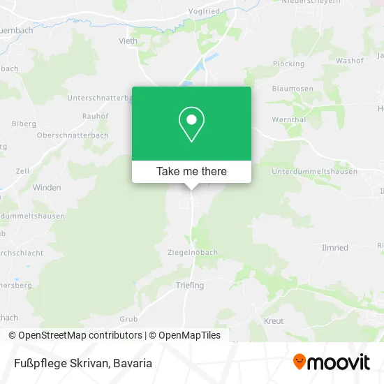Карта Fußpflege Skrivan