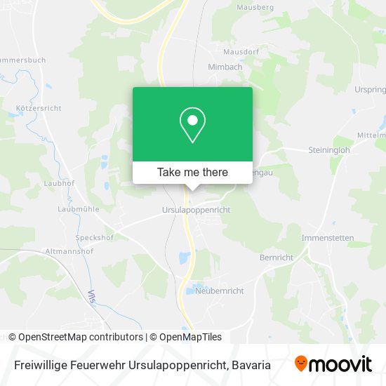 Freiwillige Feuerwehr Ursulapoppenricht map