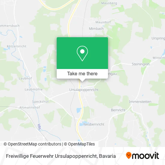 Карта Freiwillige Feuerwehr Ursulapoppenricht