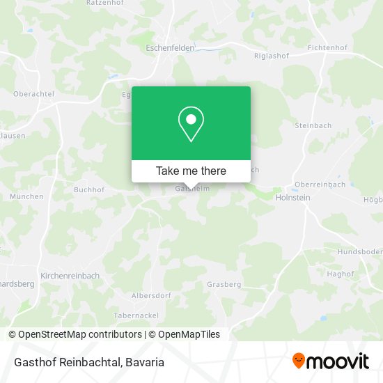 Карта Gasthof Reinbachtal