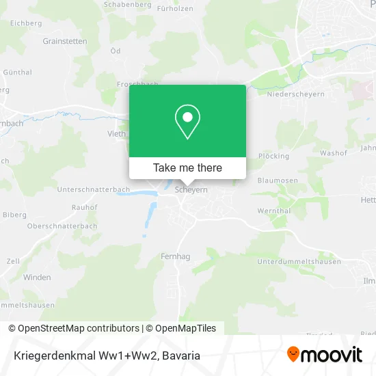 Карта Kriegerdenkmal Ww1+Ww2