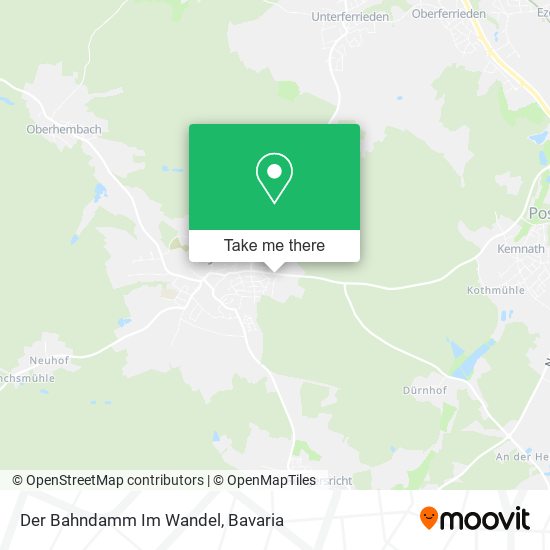 Der Bahndamm Im Wandel map