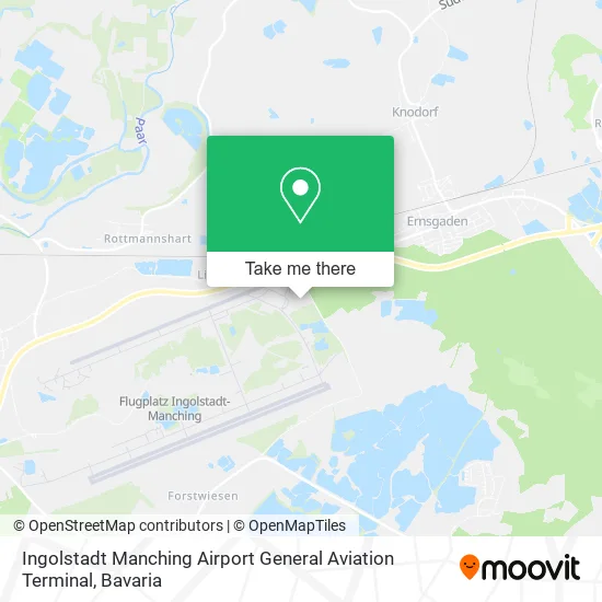 Карта Ingolstadt Manching Airport General Aviation Terminal