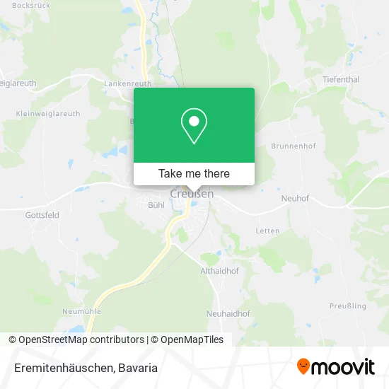 Карта Eremitenhäuschen