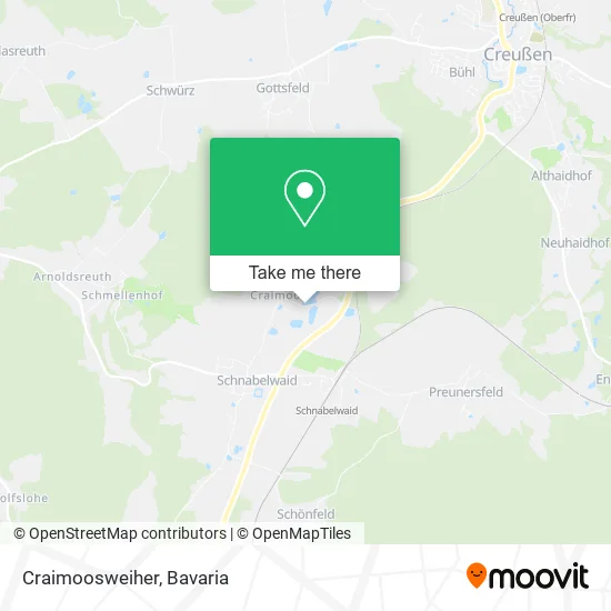 Карта Craimoosweiher
