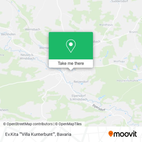 Ev.Kita ""Villa Kunterbunt"" map