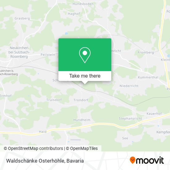 Waldschänke Osterhöhle map