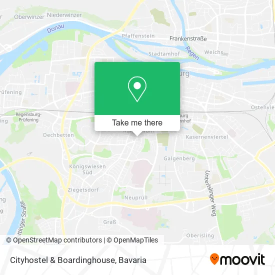 Карта Cityhostel & Boardinghouse