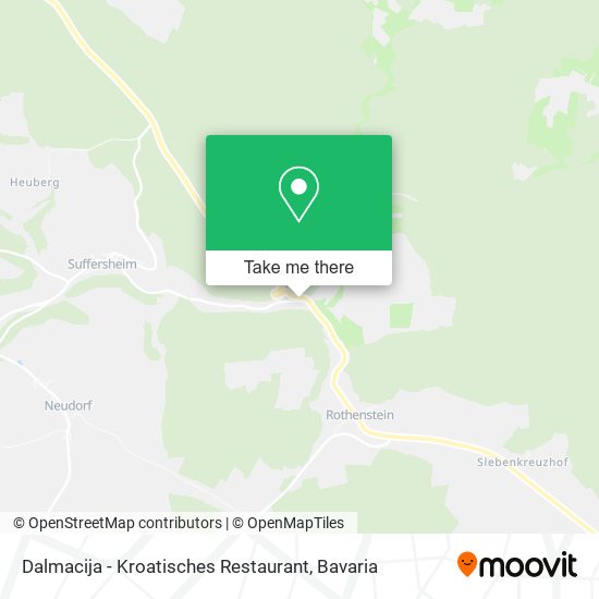 Dalmacija - Kroatisches Restaurant map