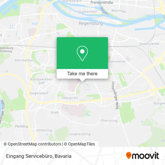 Карта Eingang Servicebüro