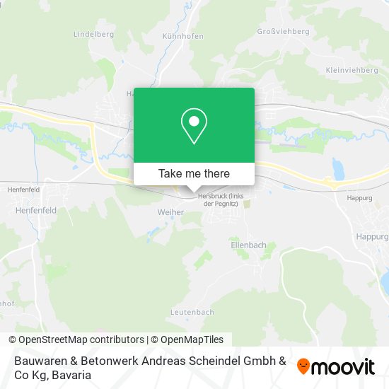 Bauwaren & Betonwerk Andreas Scheindel Gmbh & Co Kg map