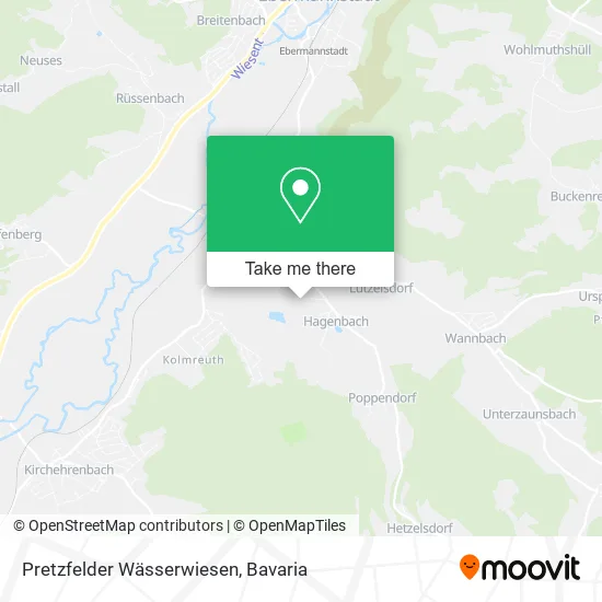 Карта Pretzfelder Wässerwiesen