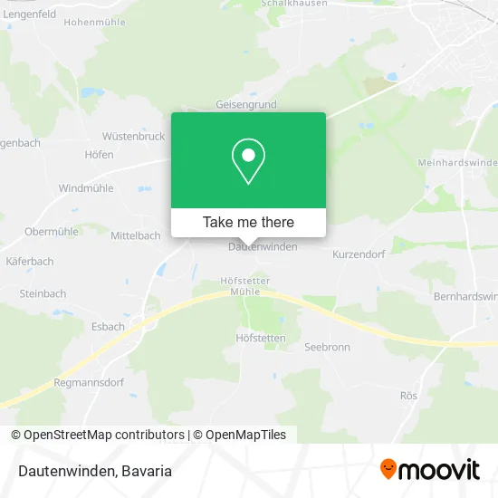 Карта Dautenwinden