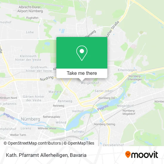 Карта Kath. Pfarramt Allerheiligen