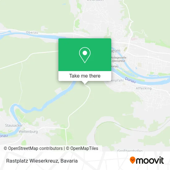 Rastplatz Wieserkreuz map