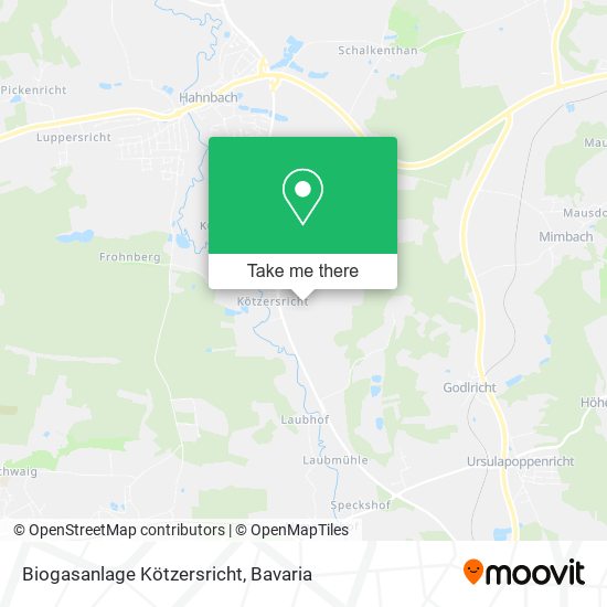 Biogasanlage Kötzersricht map