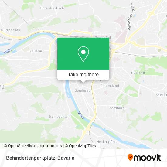 Behindertenparkplatz map