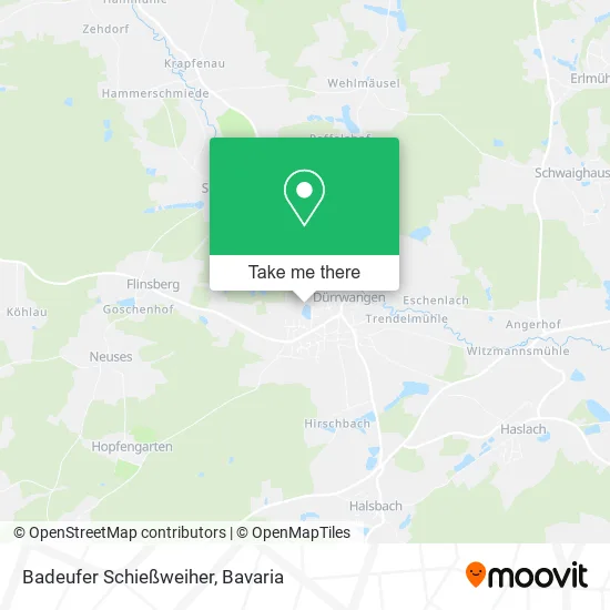 Карта Badeufer Schießweiher