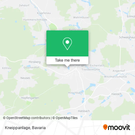 Карта Kneippanlage