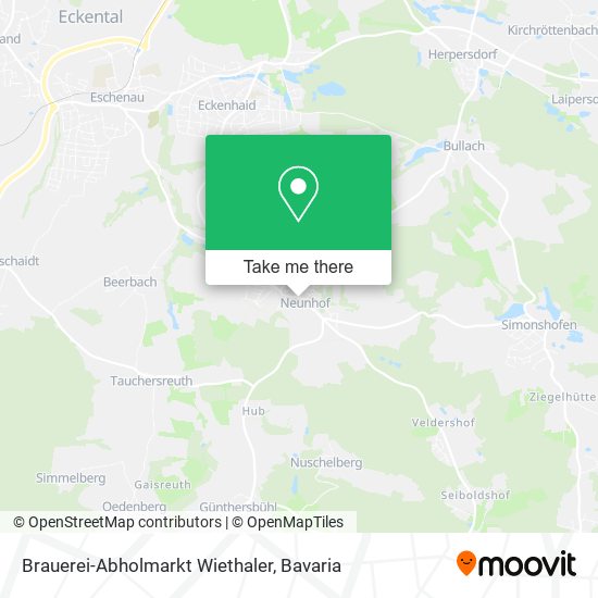 Brauerei-Abholmarkt Wiethaler map