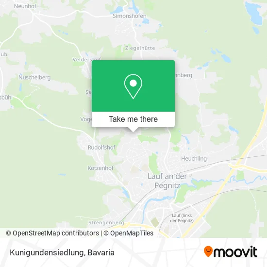 Карта Kunigundensiedlung