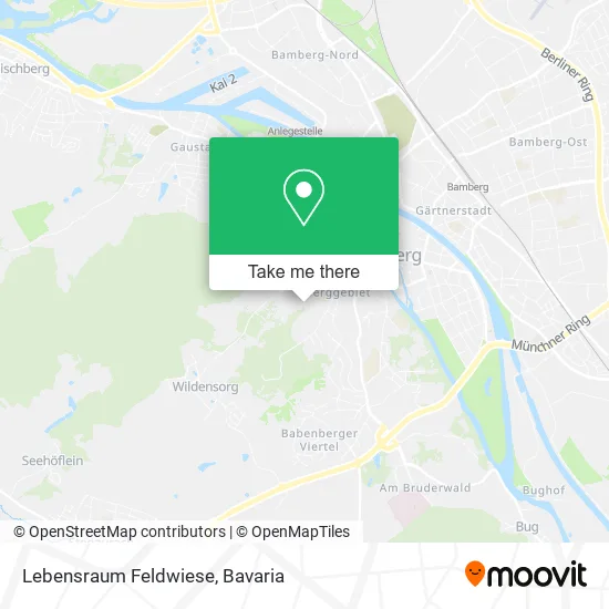 Карта Lebensraum Feldwiese