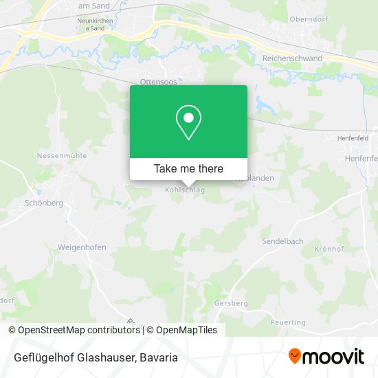 Geflügelhof Glashauser map