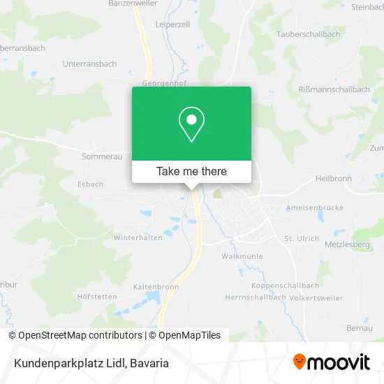 Карта Kundenparkplatz Lidl