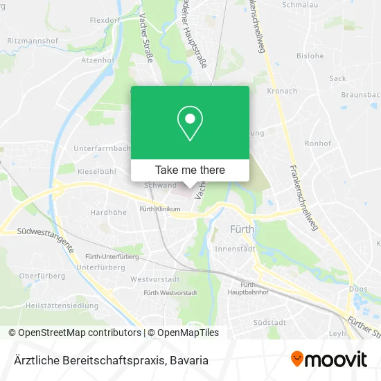 Карта Ärztliche Bereitschaftspraxis