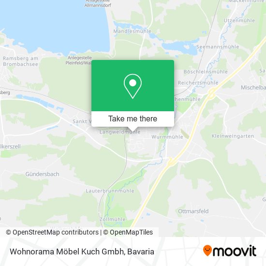 Wohnorama Möbel Kuch Gmbh map