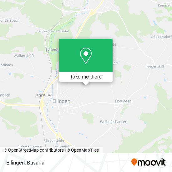 Ellingen map