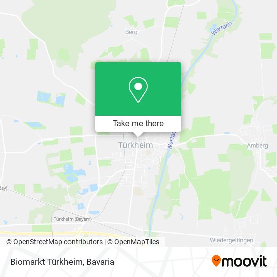 Biomarkt Türkheim map