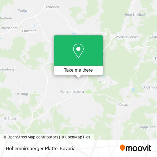 Карта Hohenmirsberger Platte