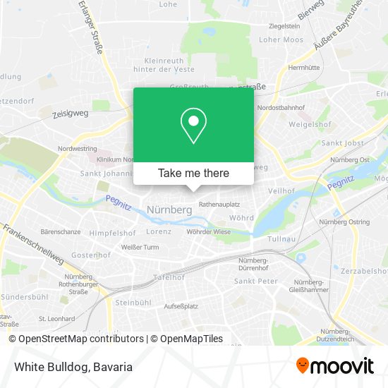 White Bulldog map