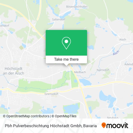Pbh Pulverbeschichtung Höchstadt Gmbh map