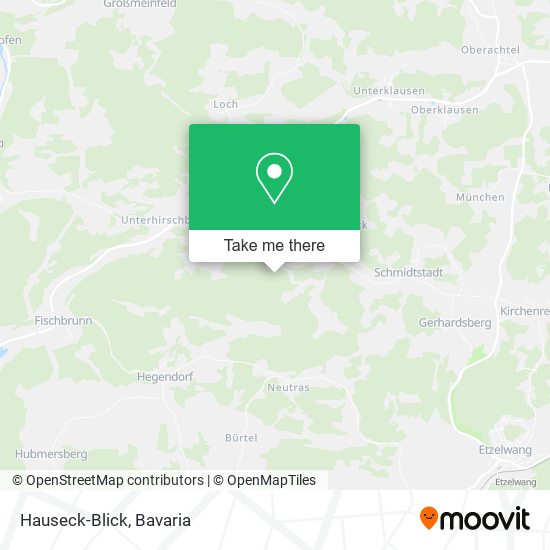 Hauseck-Blick map